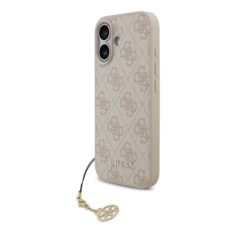Apple Guess IPhone 17 Pro - Coque Magsafe 4G Charm - Rose