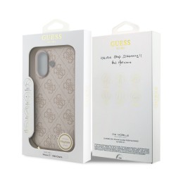 Apple Guess IPhone 17 Pro - Coque Magsafe 4G Charm - Rose