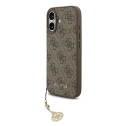 Apple Guess IPhone 17 - Coque Magsafe 4G Charm - Marron