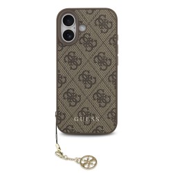 Apple Guess IPhone 17 - Coque Magsafe 4G Charm - Marron