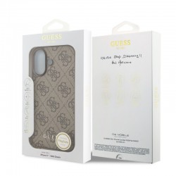 Apple Guess IPhone 17 Pro Max - Coque Magsafe 4G Charm - Marron