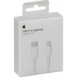Apple MQGH2ZM/A / MW2R3ZM/A : Cable Lightning Vers USB-C 2M Apple BLANC SOUS BLISTER