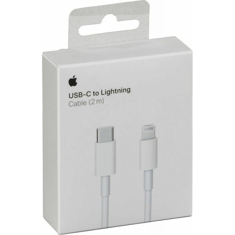 Apple MQGH2ZM/A / MW2R3ZM/A : Cable Lightning Vers USB-C 2M Apple BLANC SOUS BLISTER