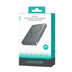 Joyroom PowerBank Joyroom JR-PBM08 Pro Chargement Sans fil 10 000 mAh Ultra-Fin - Gris