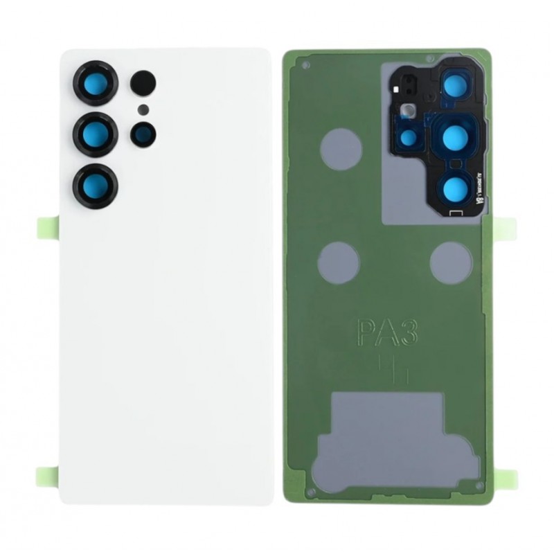 Samsung Samsung Galaxy S25 Ultra 5G S938 Cache Batterie Blanc + Lentille - (sans logo)