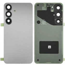 Samsung Samsung Galaxy S25 (S931B) Cache Batterie Gris + Lentille - (sans logo)
