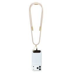 Guess GUESS : Cordon 4G Charm avec câble de chargement USB-C/USB-C Beige