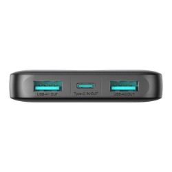 Joyroom PowerBank Joyroom JR-PBF12 Chargement Sans fil 10 000 mAh 2.4A / 2 Ports USB-A / 1Ports USB-C - Noir