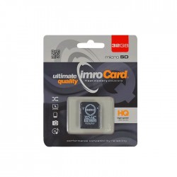 Imro : Carte mémoire 32 Go microSDHC cl. 10 UHS-I + adaptateur