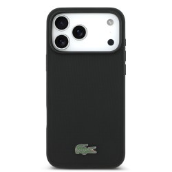 Apple iPhone 17 Pro Max - Coque MagSafe + Porte-Cartes Lacoste Iconic Petit Pique