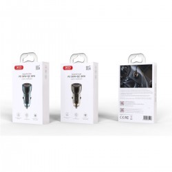 XO XO - Chargeur de voiture CC60 60W 1x USB 1x USB-C - Bleu