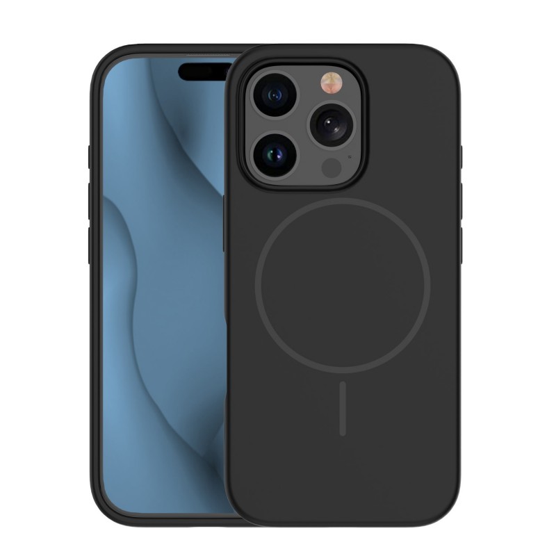 Apple Iphone 17 Air - Coque En Silicone Fine Magsafe - Noir