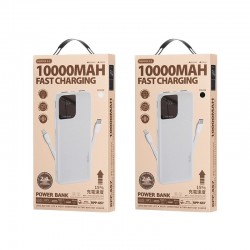 Remax Powerbank charge rapide 10 000 mAh – 2 sorties (USB-C & Lightning) – RPP-657