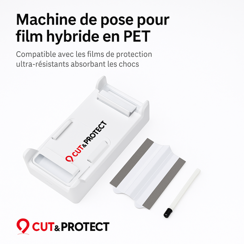CUT & PROTECT Machine pour pose de films Hybrides et Films Absorption des chocs