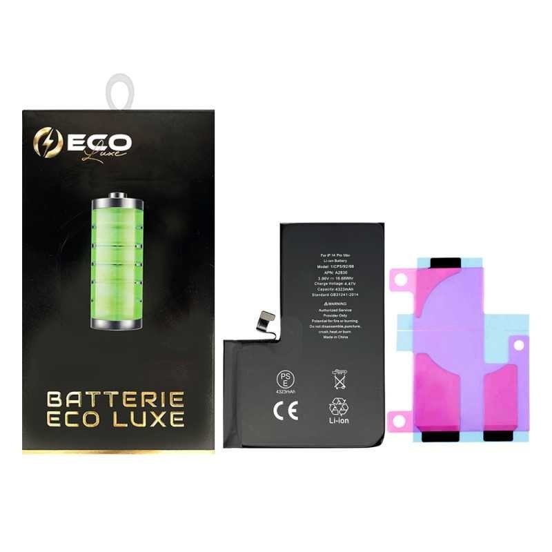 Apple Batterie iPhone 14 Pro Max 4323mAh + Adhésifs - Puce Ti (ECO Luxe)
