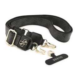 Guess GUESS : Cordon en PU avec Logo Métallique Noir