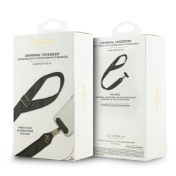 Guess GUESS : Cordon en PU avec Logo Métallique Noir