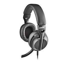 NGS NGS VOX 805 Casque avec Cable Stéréo USB-C avec Contrôle du Volume ET Adaptateur USB-A Noir