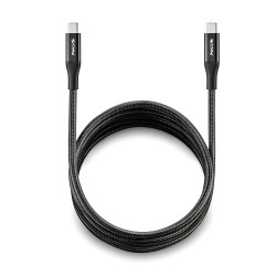 NGS NGS KNOT 240W-2 - Câble Charge Rapide USB C vers USB C de 2 m - Noir