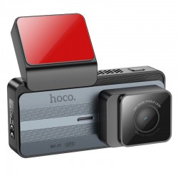 HOCO Caméra Embarquée Hoco DV11 (2K, Wi-Fi, GPS, Ecran LCD 3,69 pouces) Noire