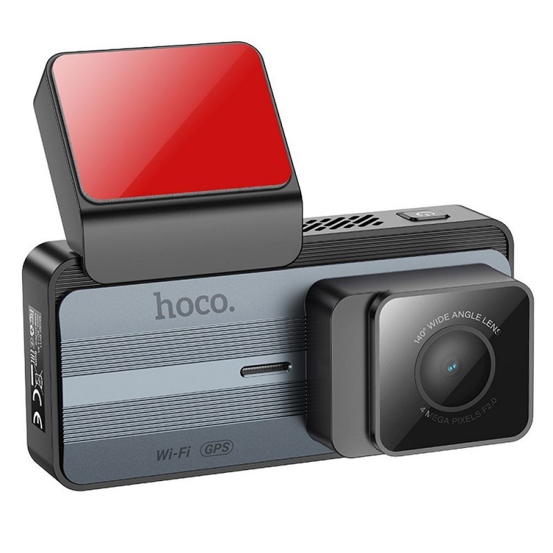HOCO Caméra Embarquée Hoco DV11 (2K, Wi-Fi, GPS, Ecran LCD 3,69 pouces) Noire