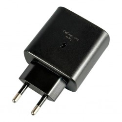 Wuw Chargeur Rapide PD 45W USB-C - Noir C261 (Sous Blister)