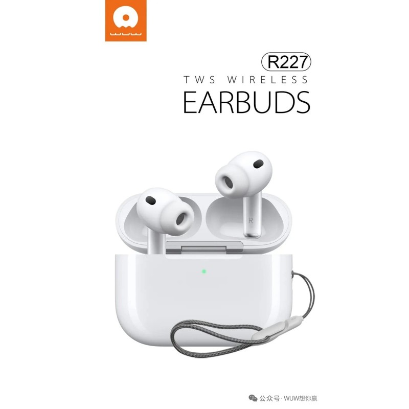 Wuw Ecouteurs Bluetooth TWS R227 Pro 3 avec chargement sans fil