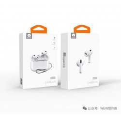 Wuw Ecouteurs Bluetooth TWS R227 Pro 3 Blanc