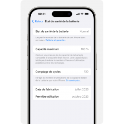 Apple iPhone 14 Pro Max - Batterie (OEM) Diagnostic Affiche Pièce d’Origine
