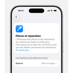 Apple iPhone 15 Pro Max - Batterie (OEM) Diagnostic Affiche Pièce d’Origine
