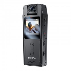 Yesido KM25 : Caméra Corporelle Sport 1080p, Ecran LCD 1,3 Pouce, Noire