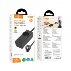 HOCO Hoco NS9 : Multiprise schuko - Noire