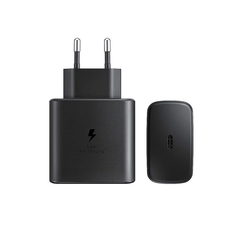 Wuw Chargeur Rapide PD 45W USB-C - Noir C261 (Sous Blister)