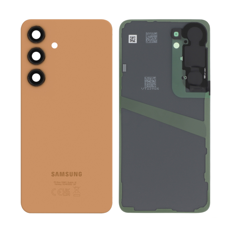 Samsung Vitre arrière Samsung Galaxy S24 5G (S921B) Orange (Service Pack) - GH82-33101G