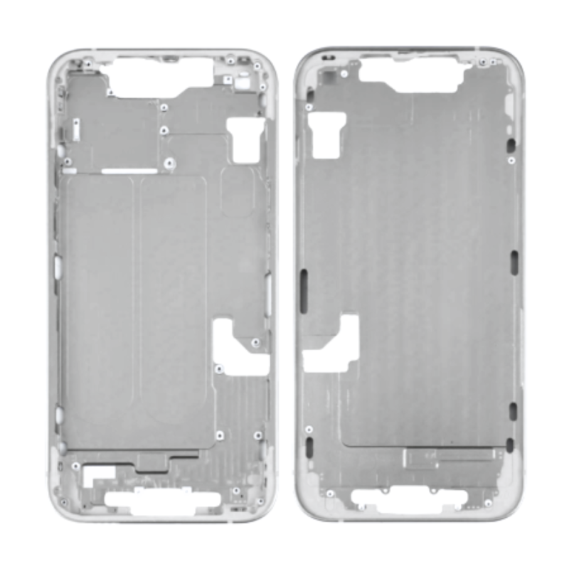 Apple Châssis Vide iPhone 14 Blanc (Origine Demonté) - Grade A