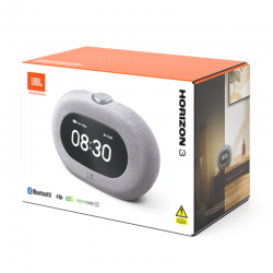 JBL Enceinte Radio Réveil Bluetooth JBL Horizon 3 DAB - JBLHORIZON3GRY - Gris