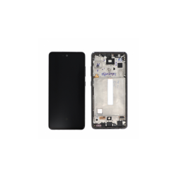 Samsung Ecran Samsung Galaxy A52S 5G (A528) Noir + Châssis (Original Pack) - GH82-26861A