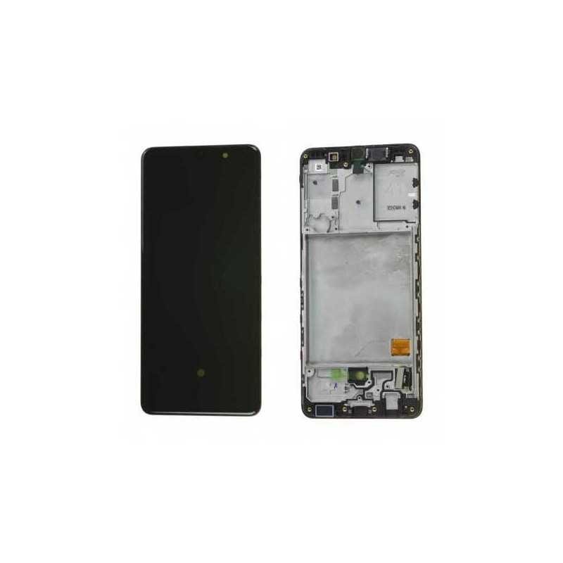 Samsung Ecran Samsung Galaxy A41 (A415) Noir + Châssis (Original Pack) - GH82-22860A