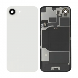 Apple Vitre Cache Arrière iPhone 16E Blanc (Origine Demonté) - Grade A