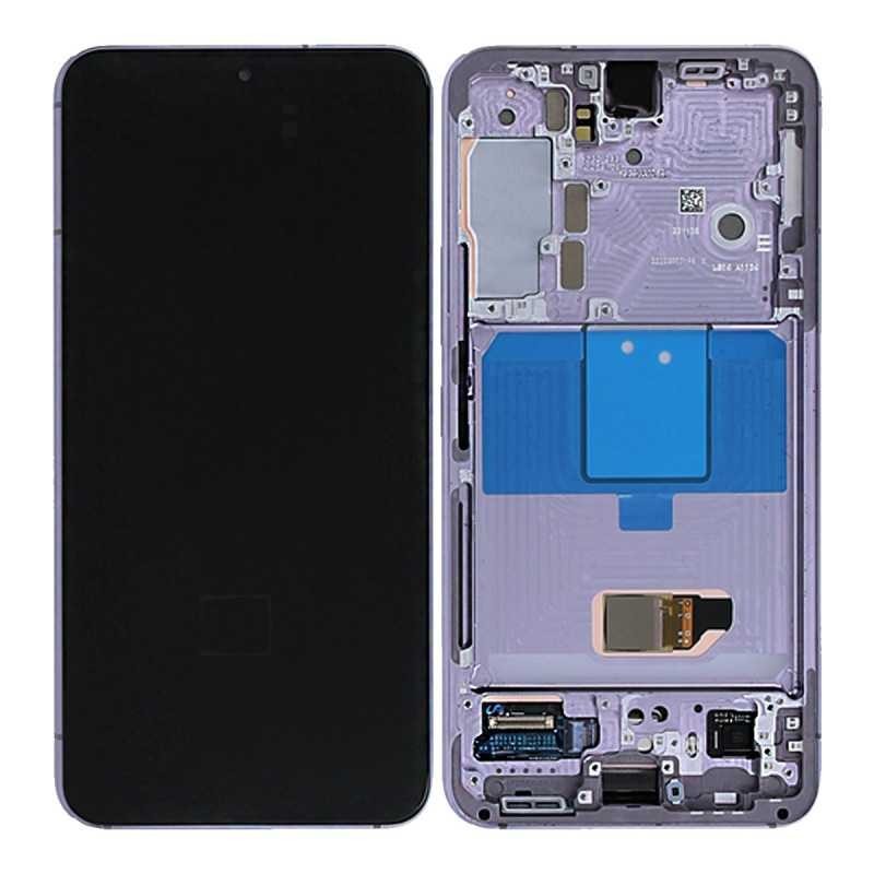Samsung Ecran Samsung Galaxy S22 2022 (S901) Violet + Châssis (Service Pack) - GH82-27520G-27521G