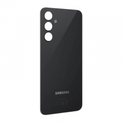 Samsung Vitre arrière Samsung Galaxy A34 5G (A346B) Sans Contour Lentille Noir (Original Démonté) - Grade A