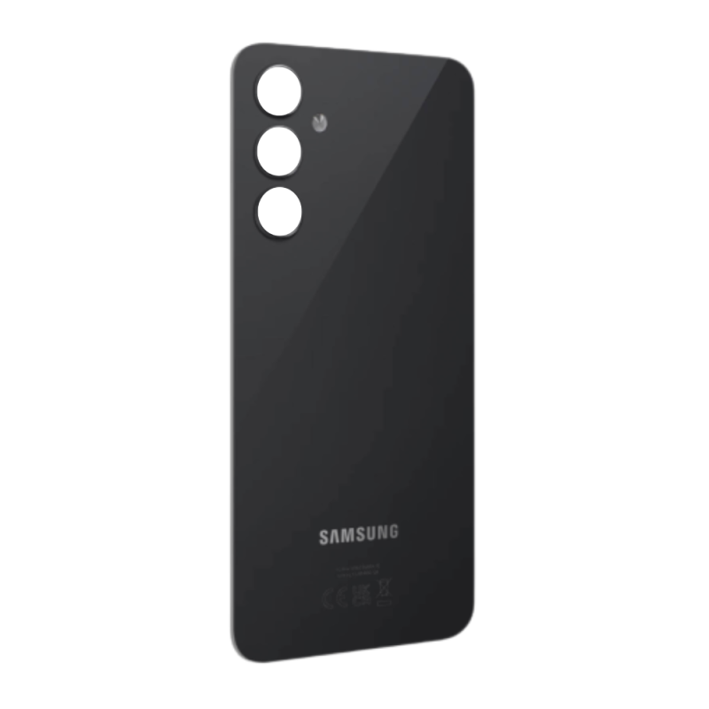 Samsung Vitre arrière Samsung Galaxy A34 5G (A346B) Sans Contour Lentille Noir (Original Démonté) - Grade A