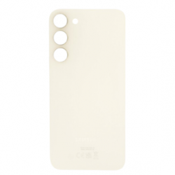 Vitre Arrière Samsung Galaxy S23 (S911B) Sans Contour Lentille Beige (Original Démonté) - Grade A