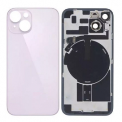 Vitre arrière iPhone 14 Plus Violet Avec MagSafe (Grand trou) Sans Logo