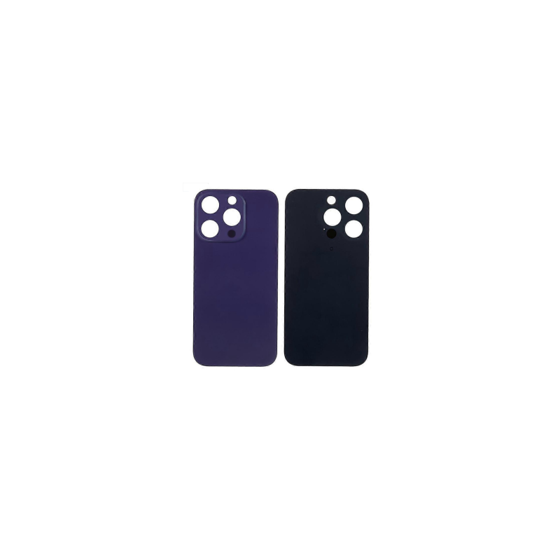 Vitre Arrière iPhone 14 Pro Max Violet (Grand trou) Sans Logo