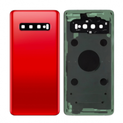 Vitre arrière Samsung Galaxy S10 (G973F) Prism Rouge (Sans Logo)