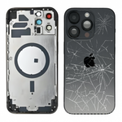 Châssis Vide iPhone 14 Pro Noir (Origine Demonté) - Cassé