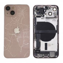 Châssis Complet iPhone 13 Rose - Connecteur de Charge sans Batterie (Origine Demonté) - Cassé