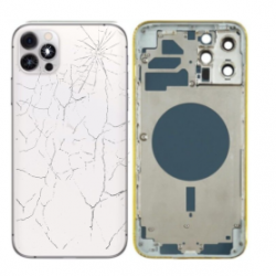 Châssis Vide iPhone 11 Pro Blanc (Origine Demonté) - Cassé