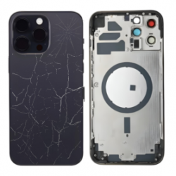 Châssis Vide iPhone 14 Pro Max Noir (Origine Demonté) - Cassé